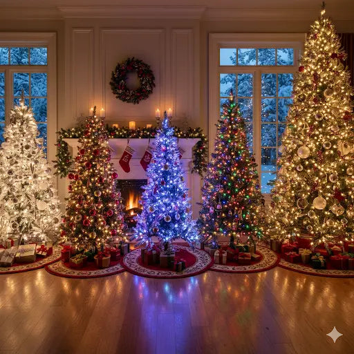 🎄 Premium Artificial Christmas Tree – 6ft, 7ft, 7.5ft, 8ft & 9ft | Lush, Realistic & Easy Setup Trees On Time